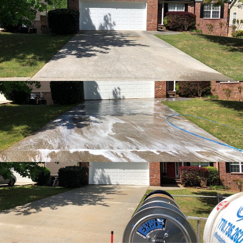 Pressure washing projects