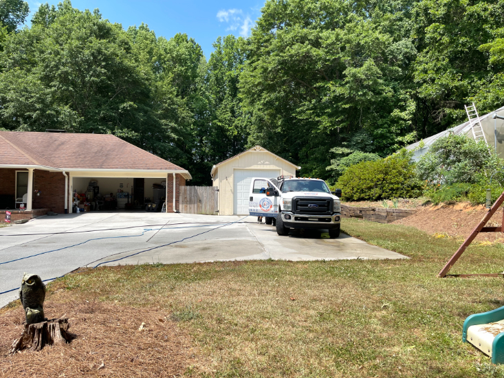 Driveway cleaning loganville