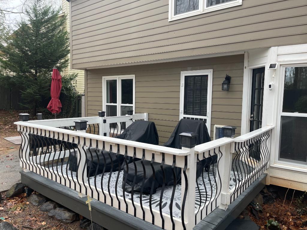 Deck and Brick Walkway Cleaning in Lawrenceville, Ga