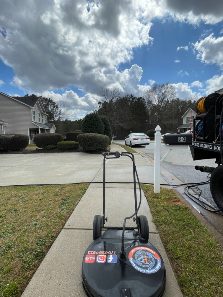 Driveway house washing