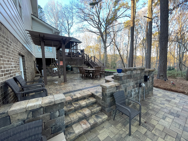 Paver Patio Pressure Washing Job in Snellville, GA