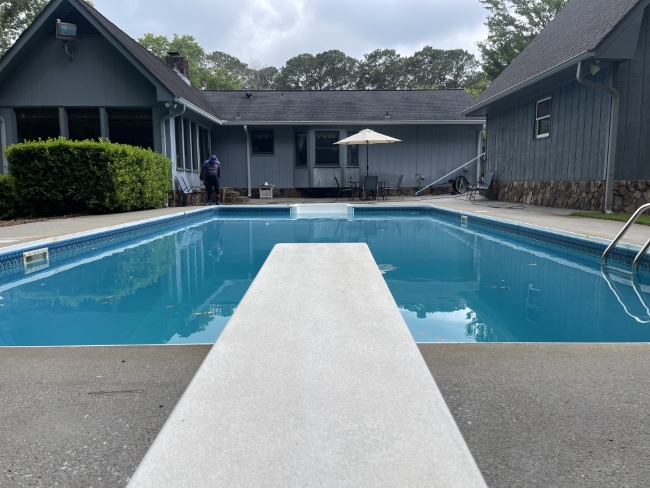 Stunning Pool Deck Cleaning in Covington, GA